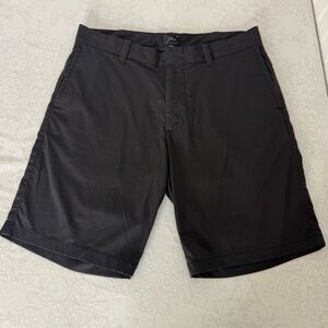 J Crew 9” Athletic Outdoor Tech Shorts in Black Size 30